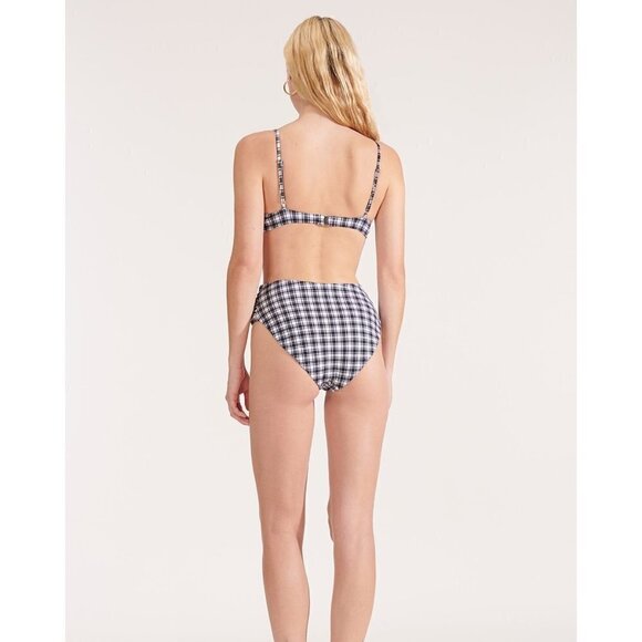 💕VERONICA BEARD💕 Bikini Set Dyer Top (L) + Azoia Tie-Waist Bottom (XL) NWT - Picture 6 of 16